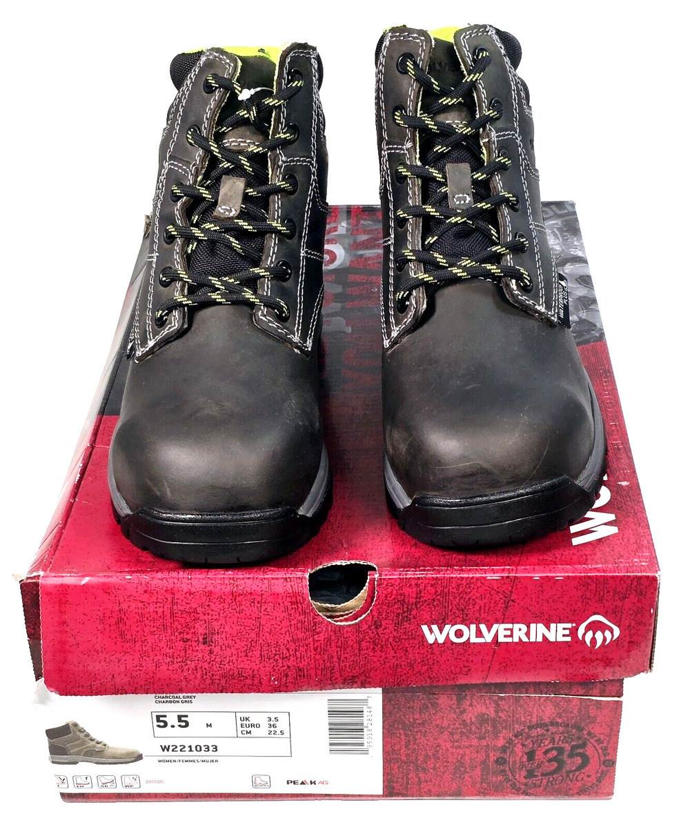 Wolverine PIPER Waterproof Composite Toe 6" Work Boots Women's Size 5.5M W221033